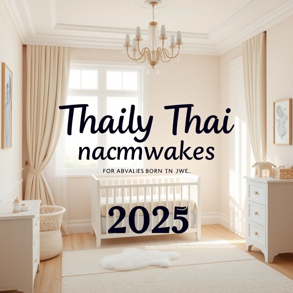 ชื่อเล่นไทยอินเทรนด์สำหรับลูกน้อยปี 2025